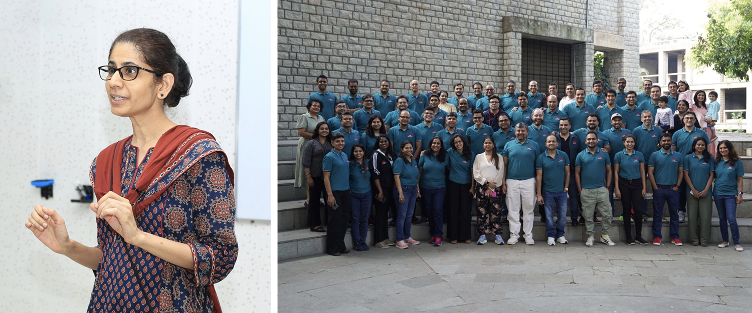 The PGP Class of 2010 celebrated their 15-year reunion on campus on 6th December 2025. Prof. Mukta Kulkarni, Dean, Programmes, Chairperson, Office of International Affairs and faculty of the OBHRM area, engaged with the alumni and shared updates about the Institute.